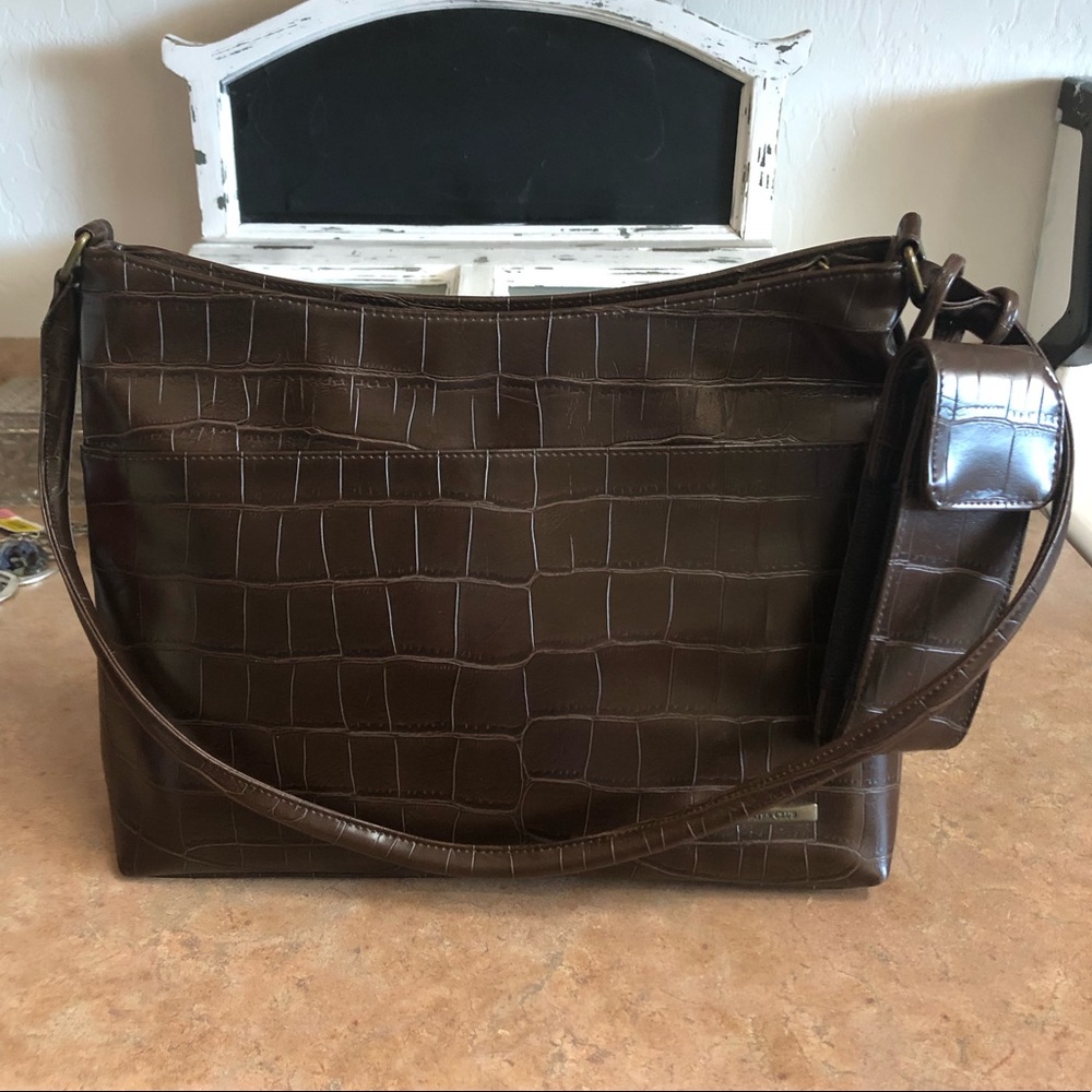 Charter Club Brown Small Leather Purse